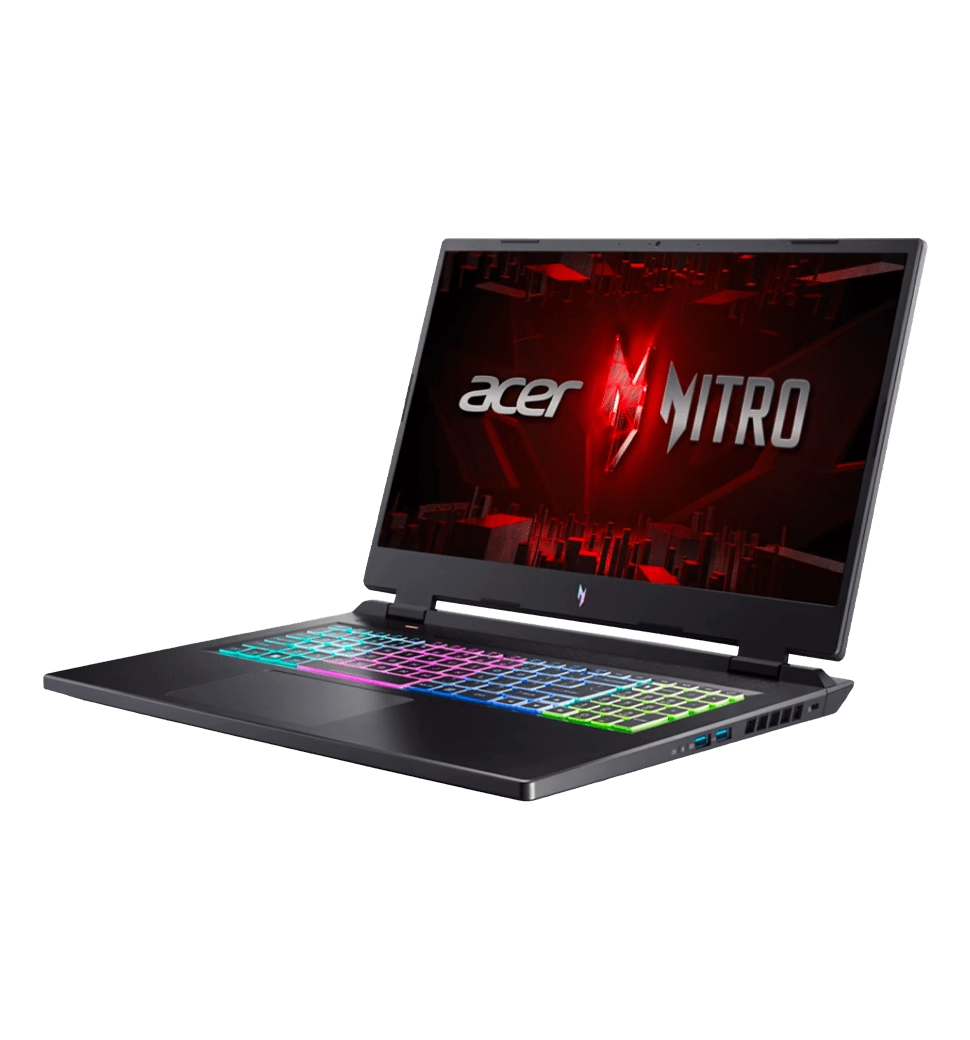 Ноутбук 17.3" Acer Nitro 17 AN17-71/Intel i5-13500HX/16GB/512SSD/NVD4050-6/Linux/Black