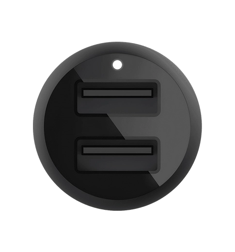 АЗП Belkin Car Charger 24W Dual USB-A, black (CCB001BTBK) — фото 9