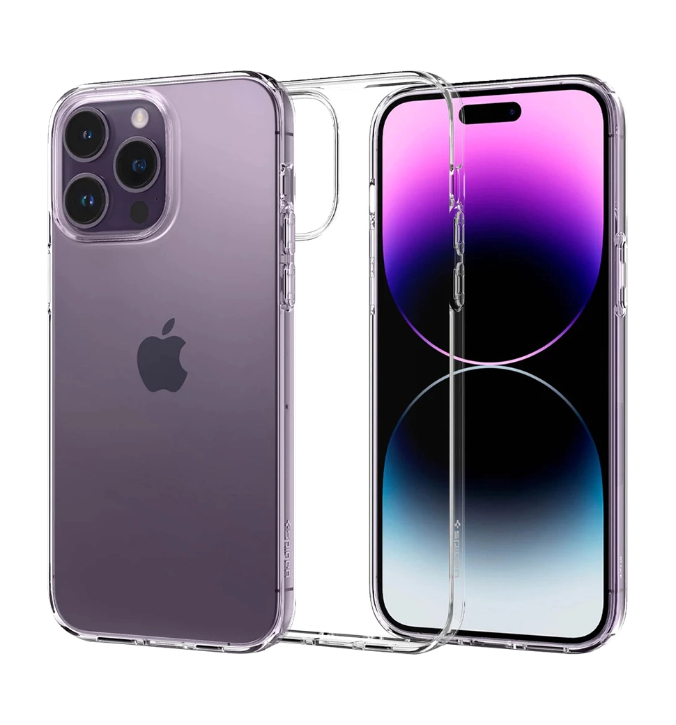 Чохол Spigen  iPhone 14 Pro Max Liquid Crystal, Crystal Clear (ACS04809) — фото 1