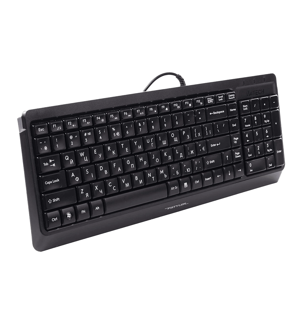 Клавіатура A4Tech Fstyler FK15 (Black) , USB, колір чорний