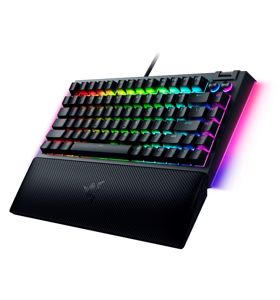 Клавиатура механическая RAZER BlackWidow V4 75%, Black (RZ03-05000100-R3M1)