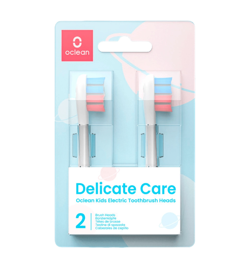 Насадка для зубной електрощетки Oclean P3K1 Brush Head Kids White 2шт (6970810552546)