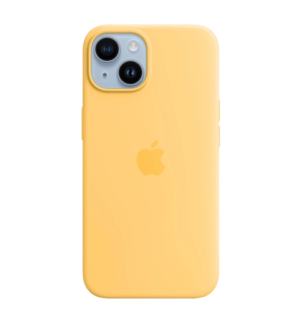 Чохол Силіконовий iPhone 14 Silicone Case with MagSafe Sunglow (MPT23) — фото 1