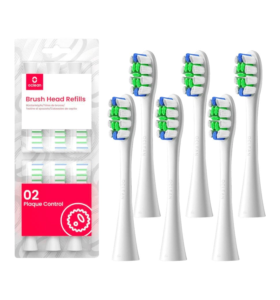 Насадка для зубной електрощетки Oclean P1C1 W06 Professional Clean Brush Head White (6 шт) (69708105