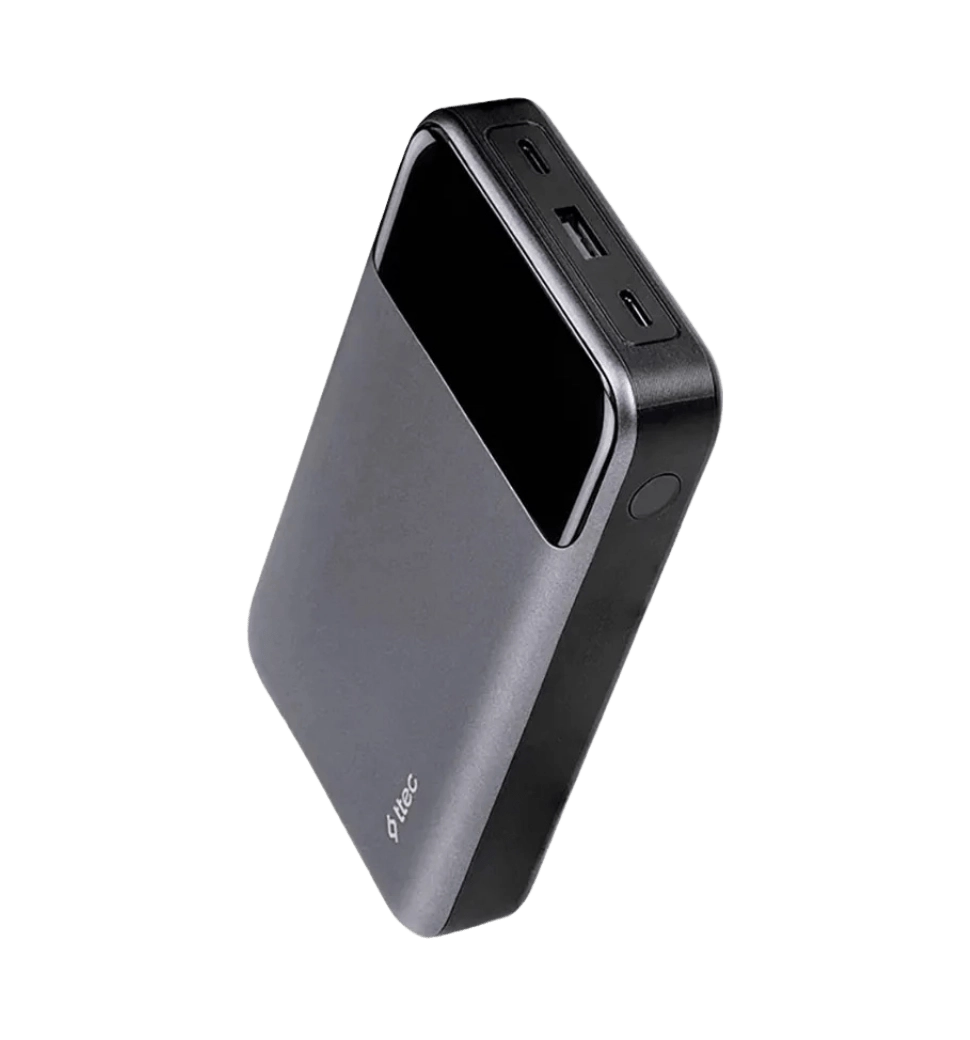 Пуэрбанк Ttec 20000mAh ReCharger Pro LCD Space Gray (2BB218UG)