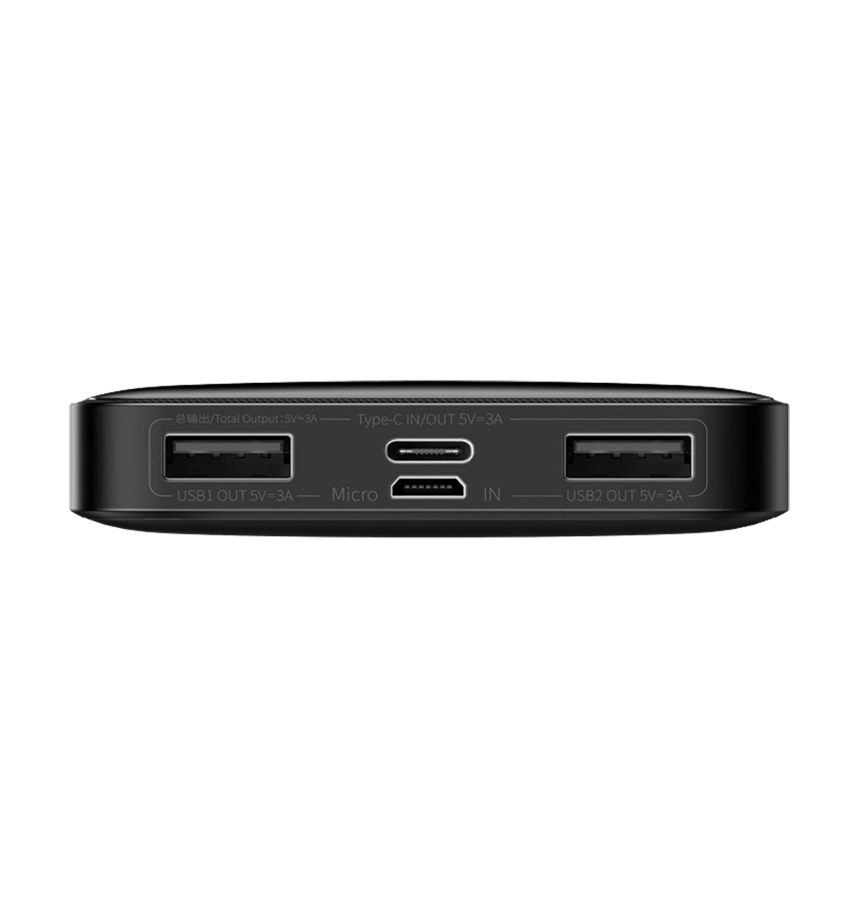 Доп батерея Baseus Bipow Overseas 15W 10000 mAh (black) (PPBD050001)