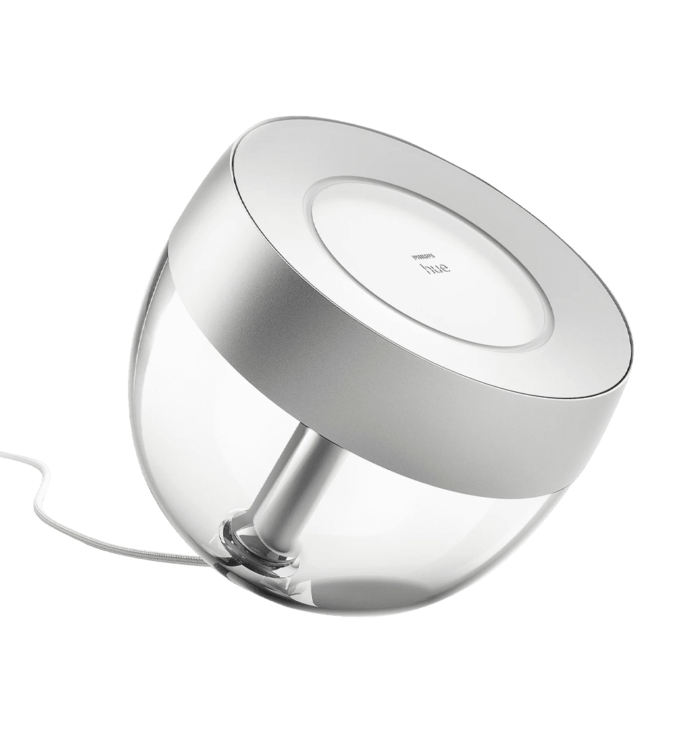 Настенный умный светильник Philips Hue Iris, 2000K-6500K, RGB, ZigBee, Bluetooth, димування, срібний (929002376703)