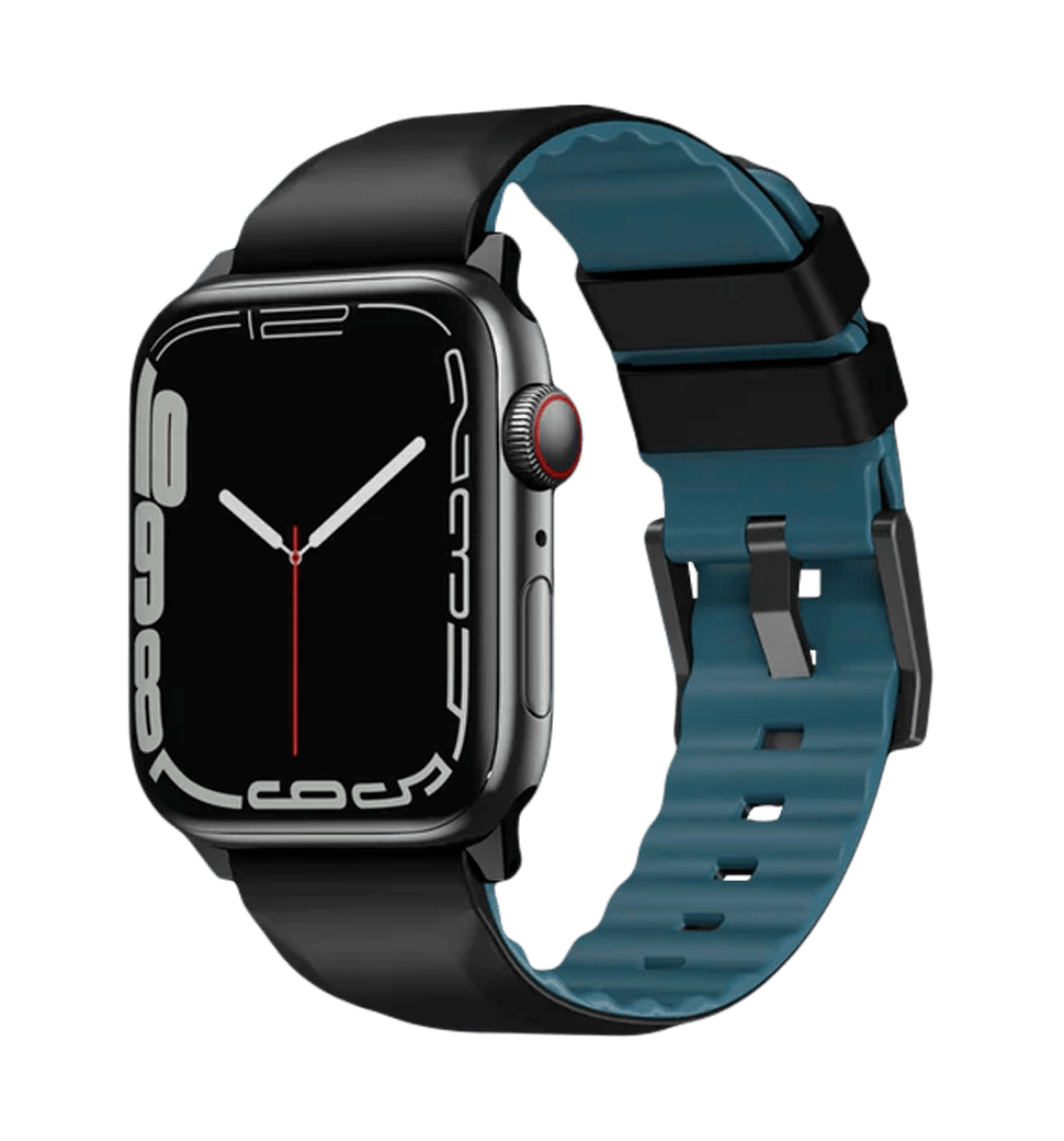 Ремешок Uniq Linus для Apple Watch 49 | 45 | 44 | 42 mm midnight black (UNIQ-45MM-LINUSBLK)