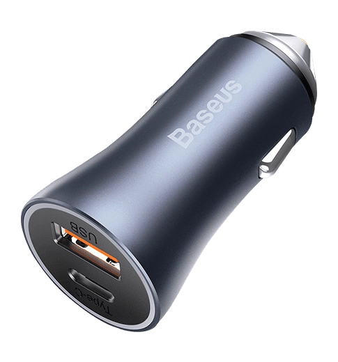 ОЗУ Baseus USB+USB-C Golden Contactor Pro 40W Dark Gray (CCJD-0G)
