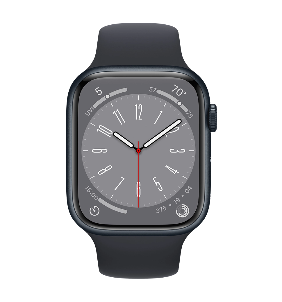 Apple Watch S8 41mm Midnight Alu Sp Band M/L (MNP53) БУ