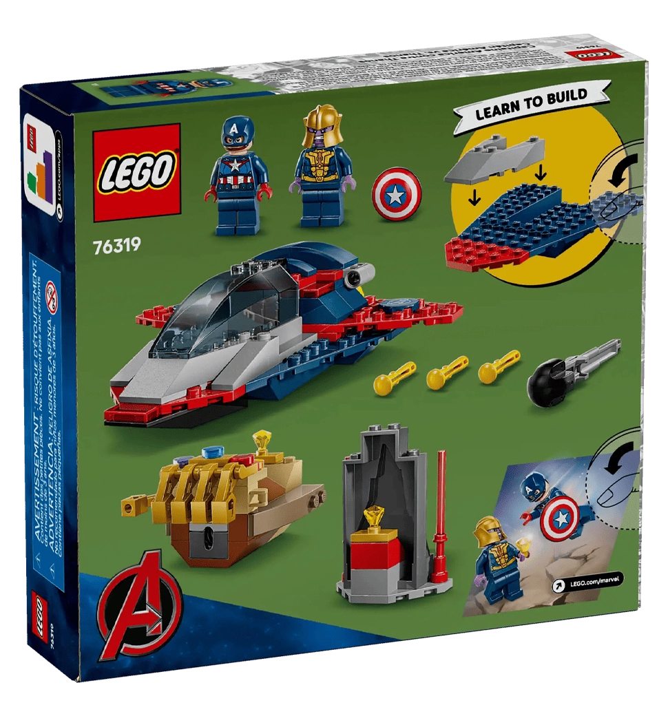 Конструктор LEGO Super Heroes Капитан Америка против Таноса
