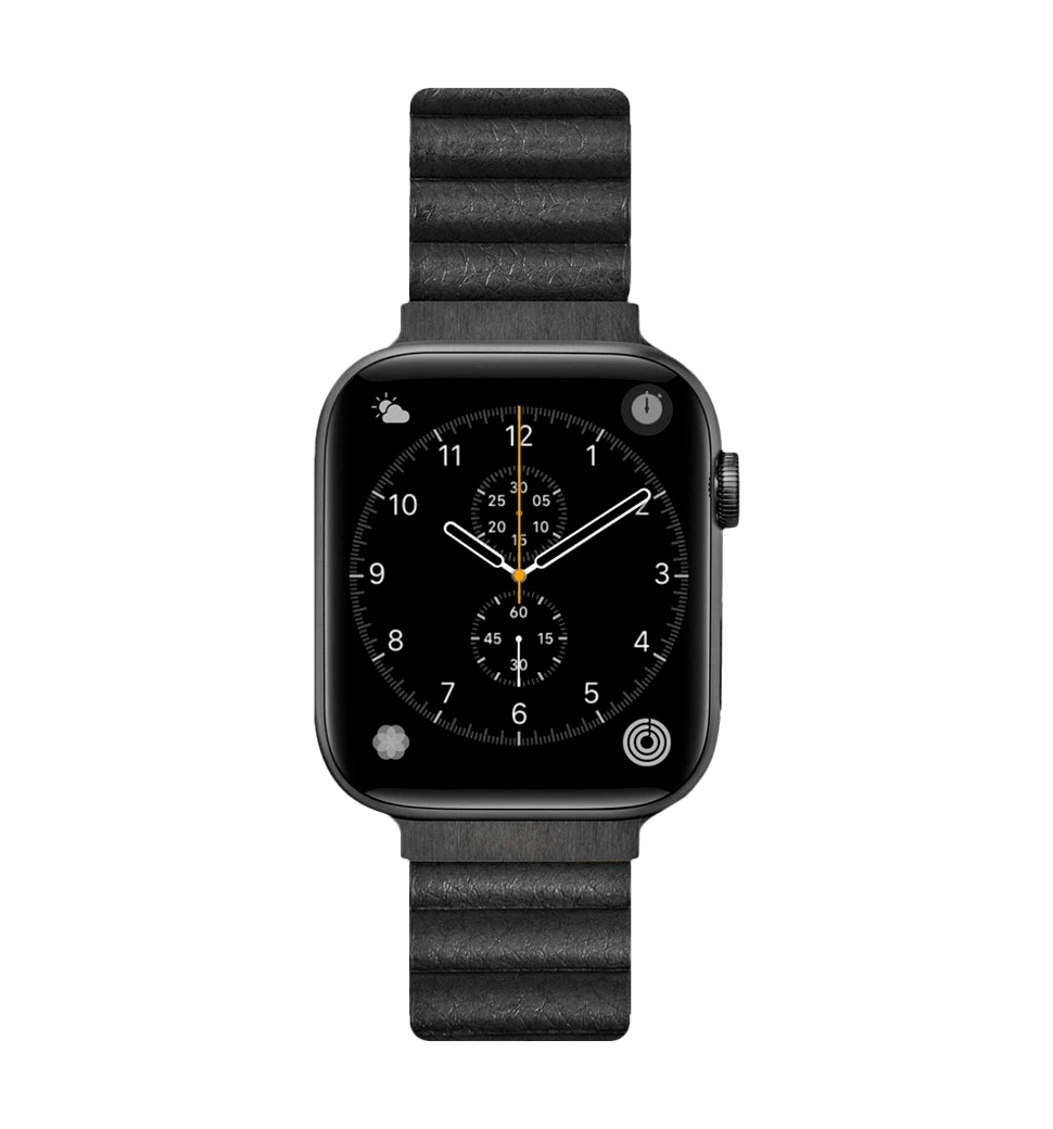 Ремiнець Laut NOVI LUXE  Apple Watch 38/40/41mm Black (L_AWS_NL_BK)