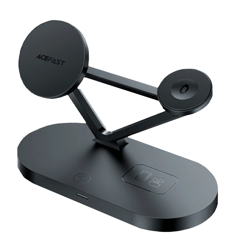 Беспроводной ЗП Acefast E9 Desktop 3in1 Wireless Charging Series (Black)