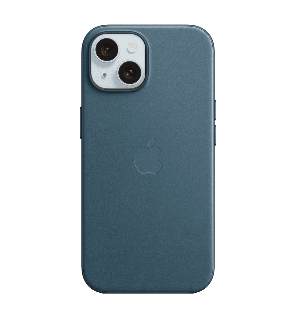 Чехол iPhone 15 FineWoven Case with MagSafe - Pacific Blue (MT3G3)
