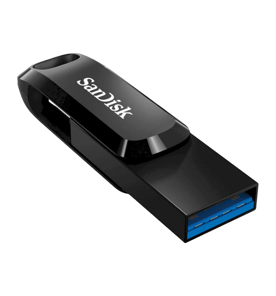 Флешка SanDisk 64 GB Ultra Dual Drive Go Type-C Black (SDDDC3-064G-G46)