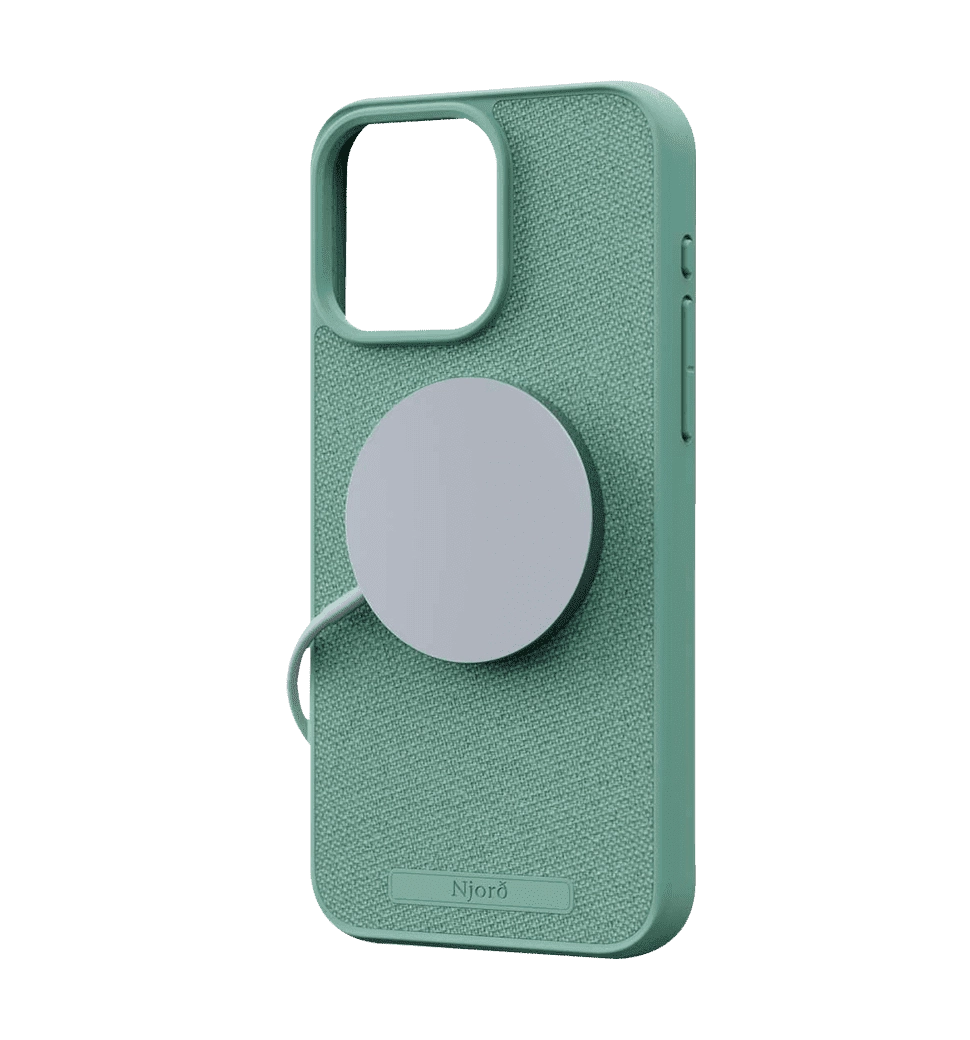 Чохол Njord Fabric MagSafe Case Turquoise for iPhone 15 Pro Max (NA54FA13)