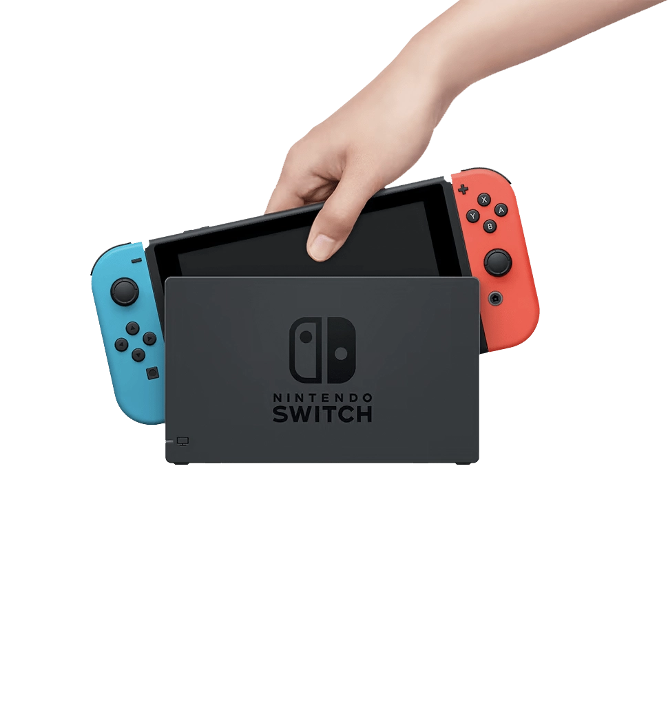 Портативна ігрова приставка Nintendo Switch with Neon Blue and Neon Red Joy-Con