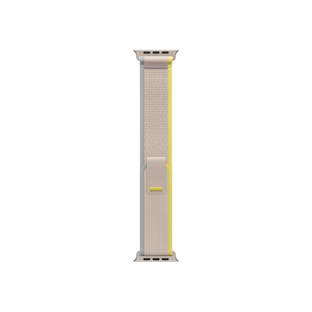 Apple Watch Ultra 49mm Titanium Case with Yellow/Beige Trail Loop - M/L (MQFU3) БУ