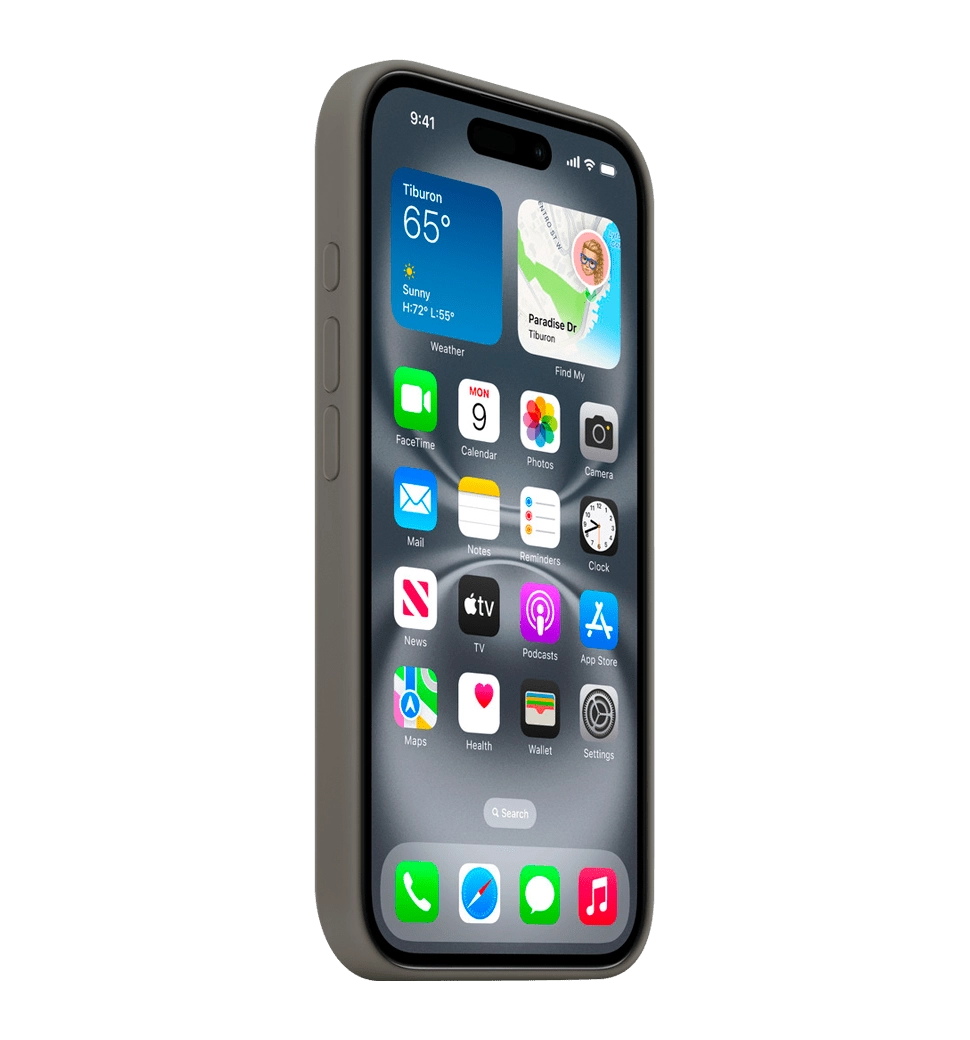 Чохол iPhone 16 Silicone Case with MagSafe - Stone Gray (MYY33)
