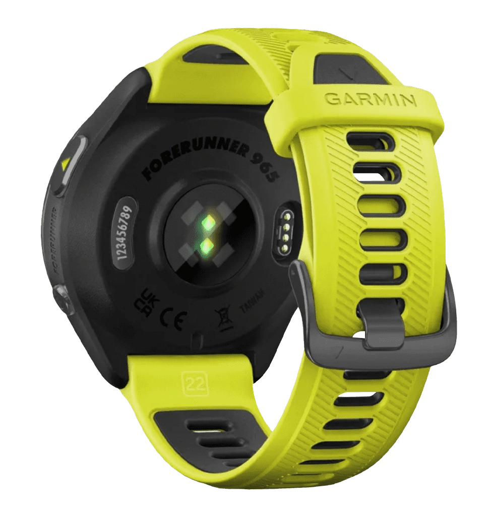 Garmin Forerunner 965 Carbon Gray Titanium Bezel w. Black Case and Amp Yell/Black S. Band (010-02809-02/12)