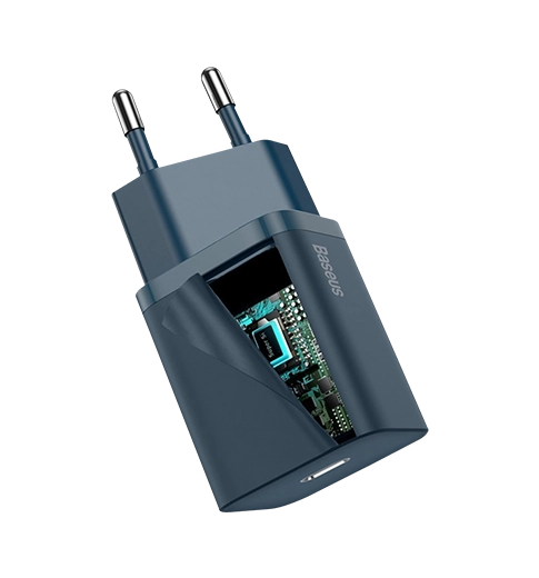 Адаптер Baseus Super Si Quick Charger Type-C 20W Blue (CCSUP-B03)