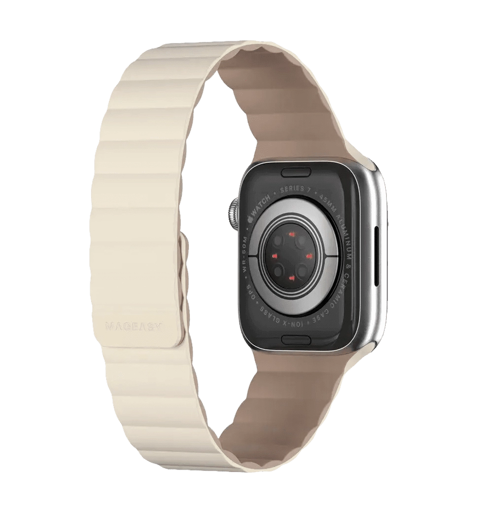 Ремінець Switcheasy Skin Silicone Magnetic Watch 42/44/45/49mm Starlight (MAW245078SI22)