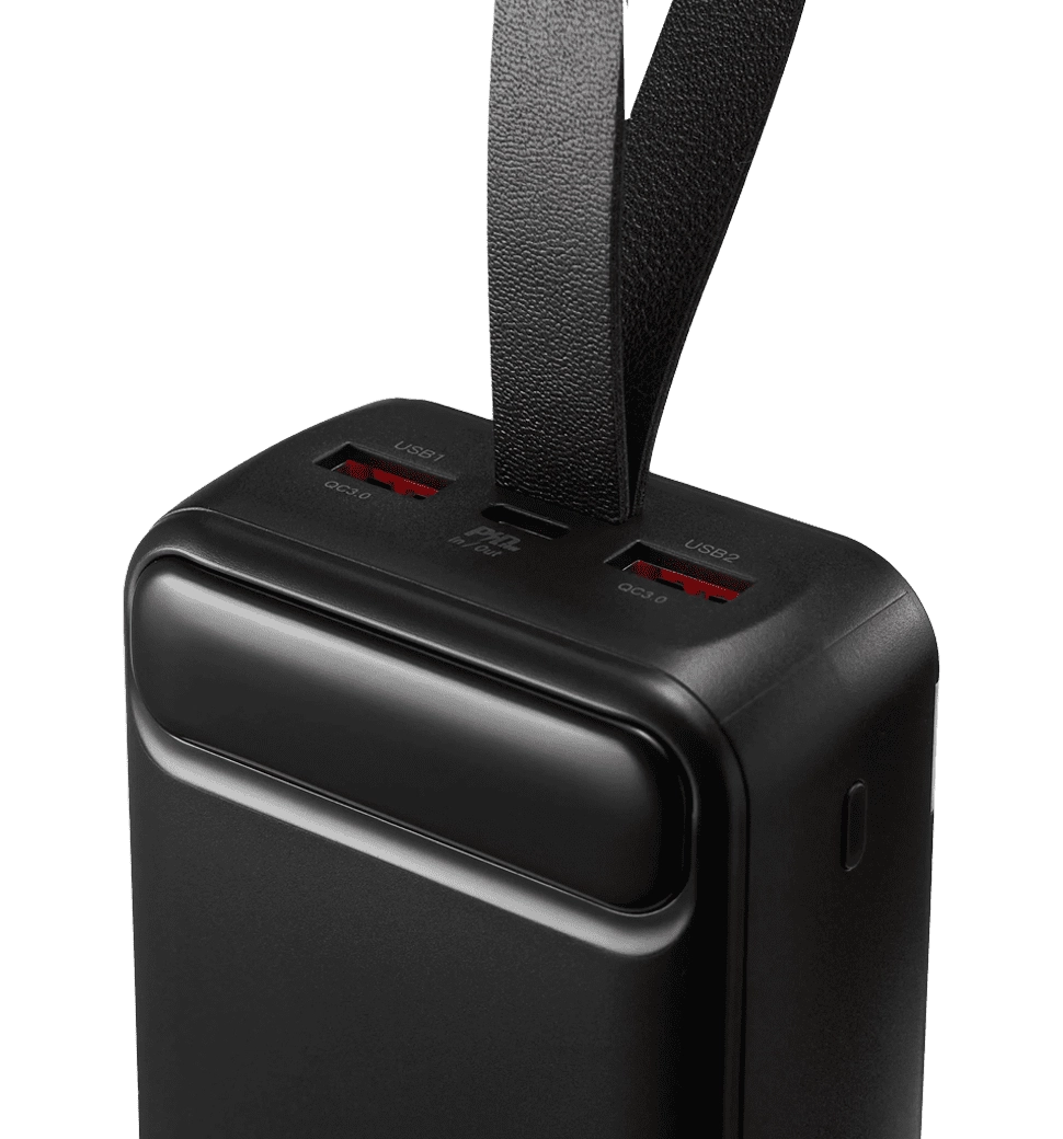 Доп батарея Doberman 30000 mAh 22.5W черная