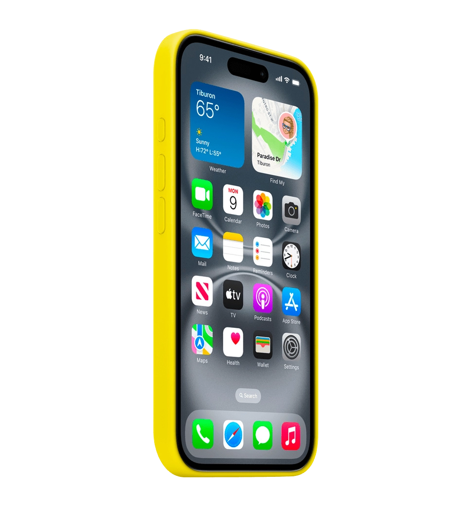 Чохол iPhone 16 Silicone Case with MagSafe - Star Fruit (MYY73)