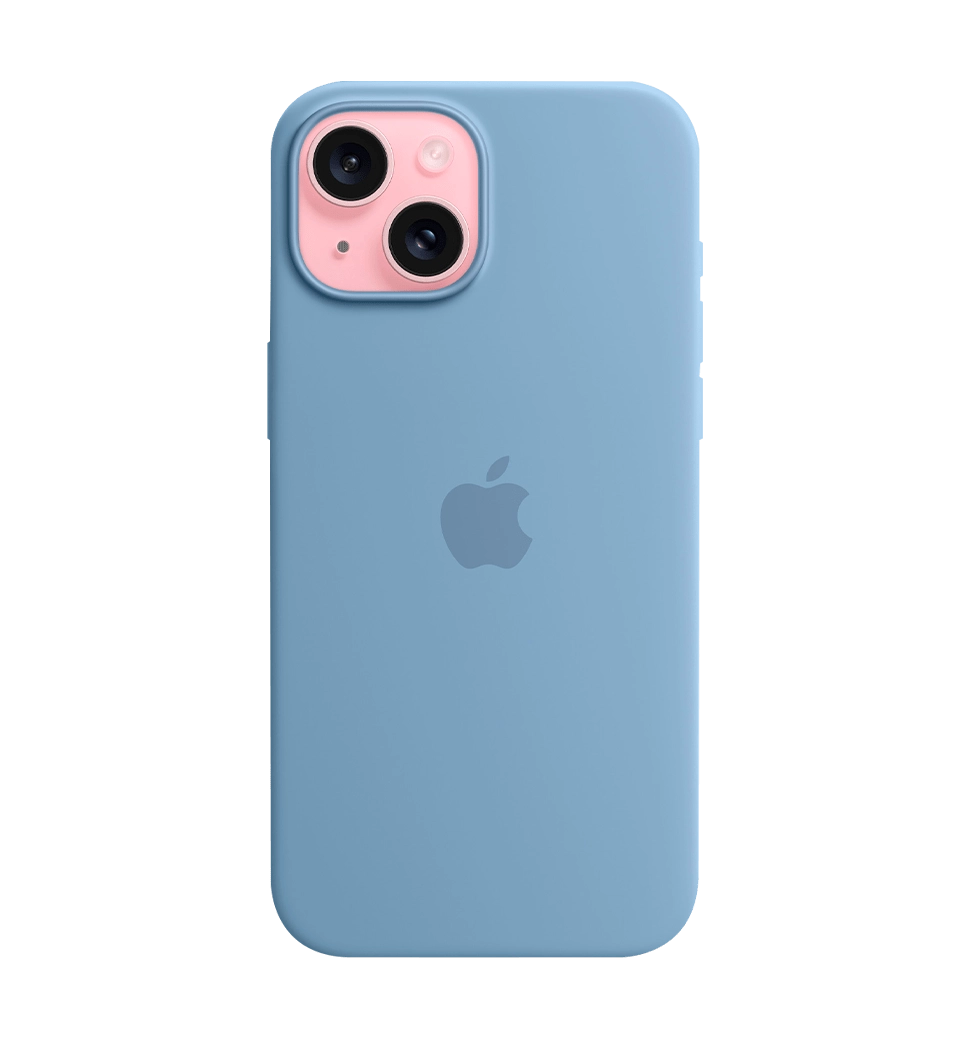 Чохол силіконовий iPhone 15 Silicone Case with MagSafe Winter Blue (MT0Y3)