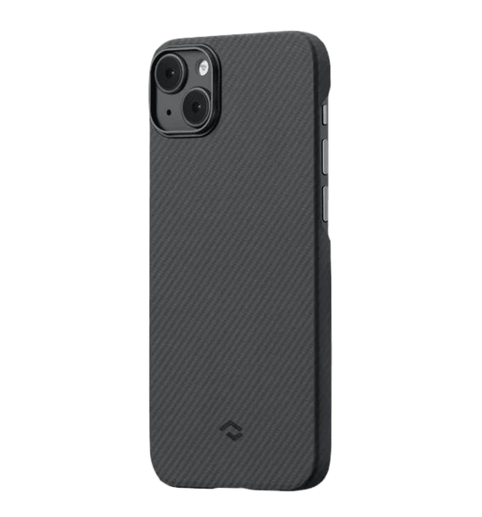 Чохол Pitaka MagEZ Case 3 Twill 600D Black/Grey for iPhone 14 Plus (KI1401MA)