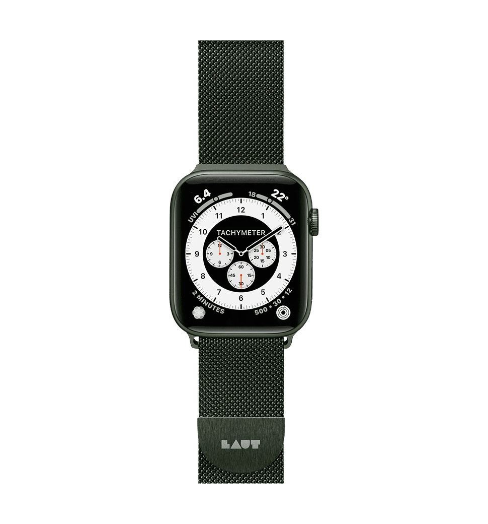 Ремешок Laut Steel Loop 42/44/45/49mm Green (L_AWL_ST_GN)