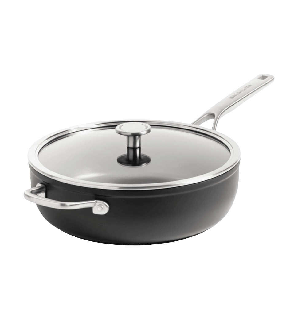 Сотейник з кришкою KitchenAid FHA, 28 см з керамічним покриттям (CC005697-001)