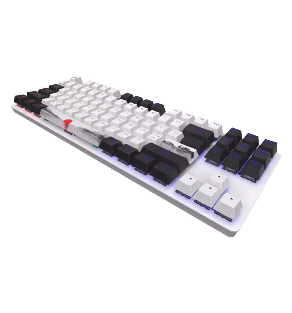 Ігрова клавіатура DARK PROJECT One - 87 Fuji - Mech. G3MS ISO (DE) Біла / Дизайн