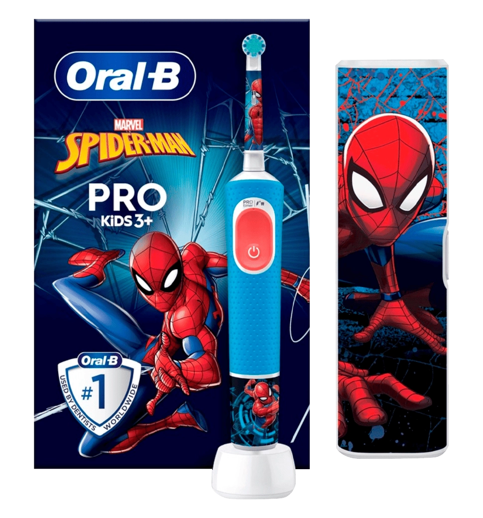 Зубная щетка BRAUN Oral-B D103.413.2KX Spider-Man типу 3708 (3+)