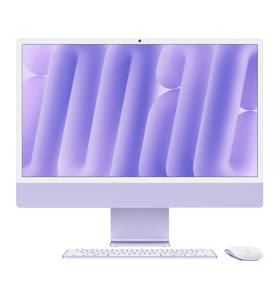 iMac 24" M4/NANO TEXTURE/10CPU/10 GPU/24GB/512 SSD Purple (Z1EU000BG)