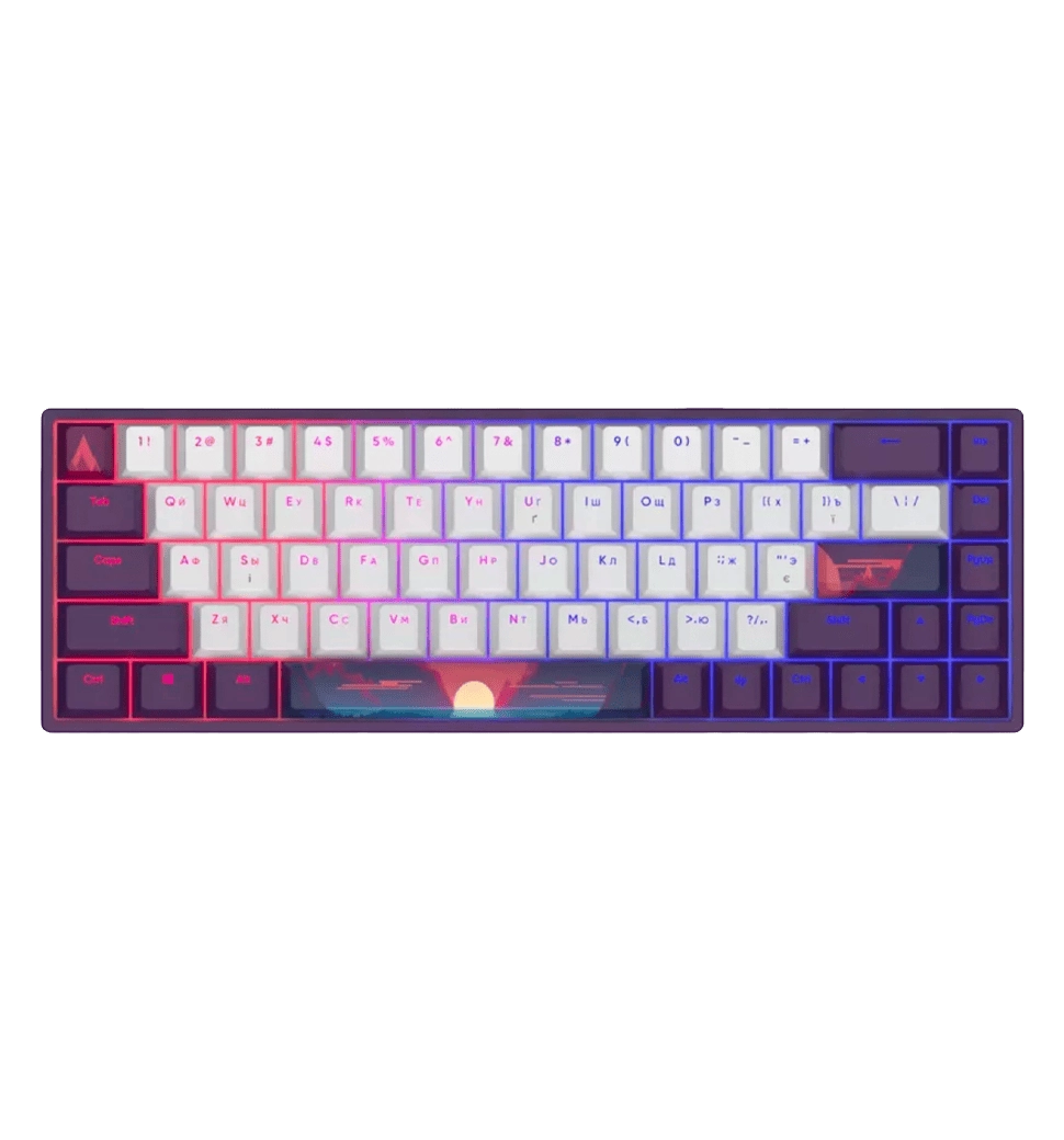 Ігрова клавіатура DARK PROJECT 68 Sunrise - G3MS Mech. RGB (DPP68_GSH_SUNR_ISO_DE)