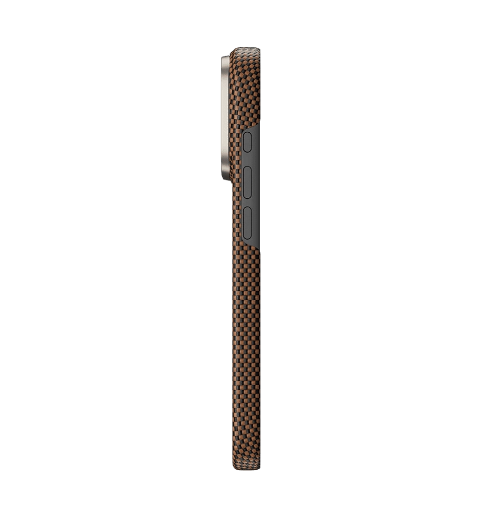 Чехол Benks ArmorTint C3 Magnetic Case Kevlar® Fiber iP17 Pro Gold