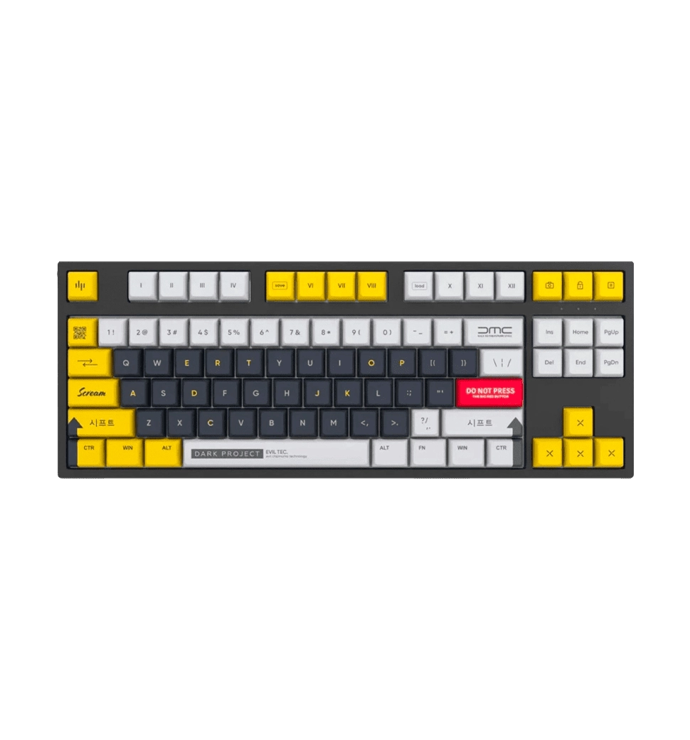 Игровая клавиатура DARK PROJECT Pro KD87A LTD SUB Gateron INK Red with addional Full 87 set PBT Keyca