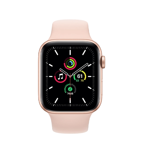 Смарт-годинник Apple Watch SE 40mm Gold Aluminum Case with Pink Sand Sport Band (MYDN2)