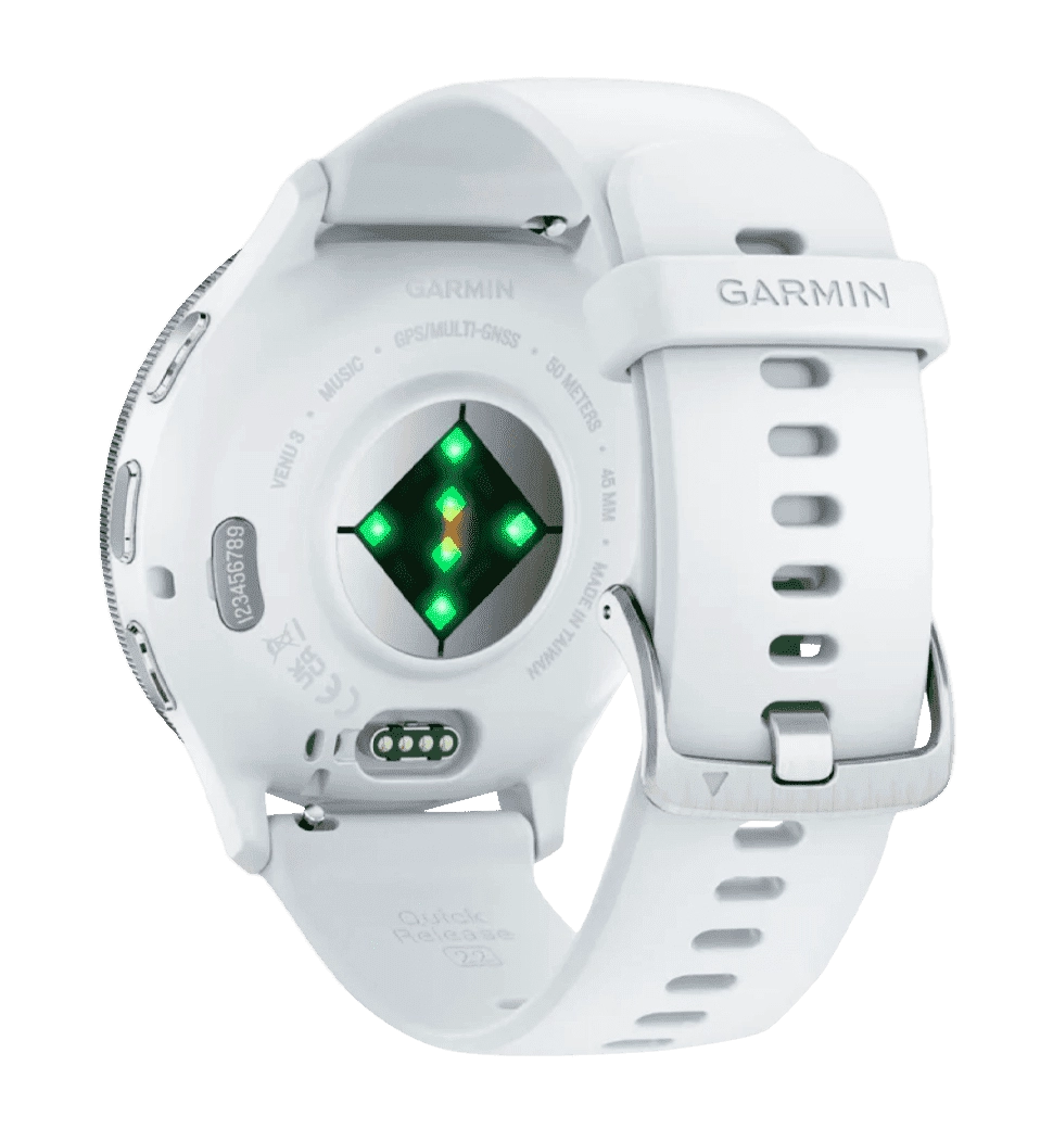 Смарт-часы Garmin Venu 3 Silver Stainless Steel Bezel with Whitestone Case and Silicone Band (010-02784-00/50) UA