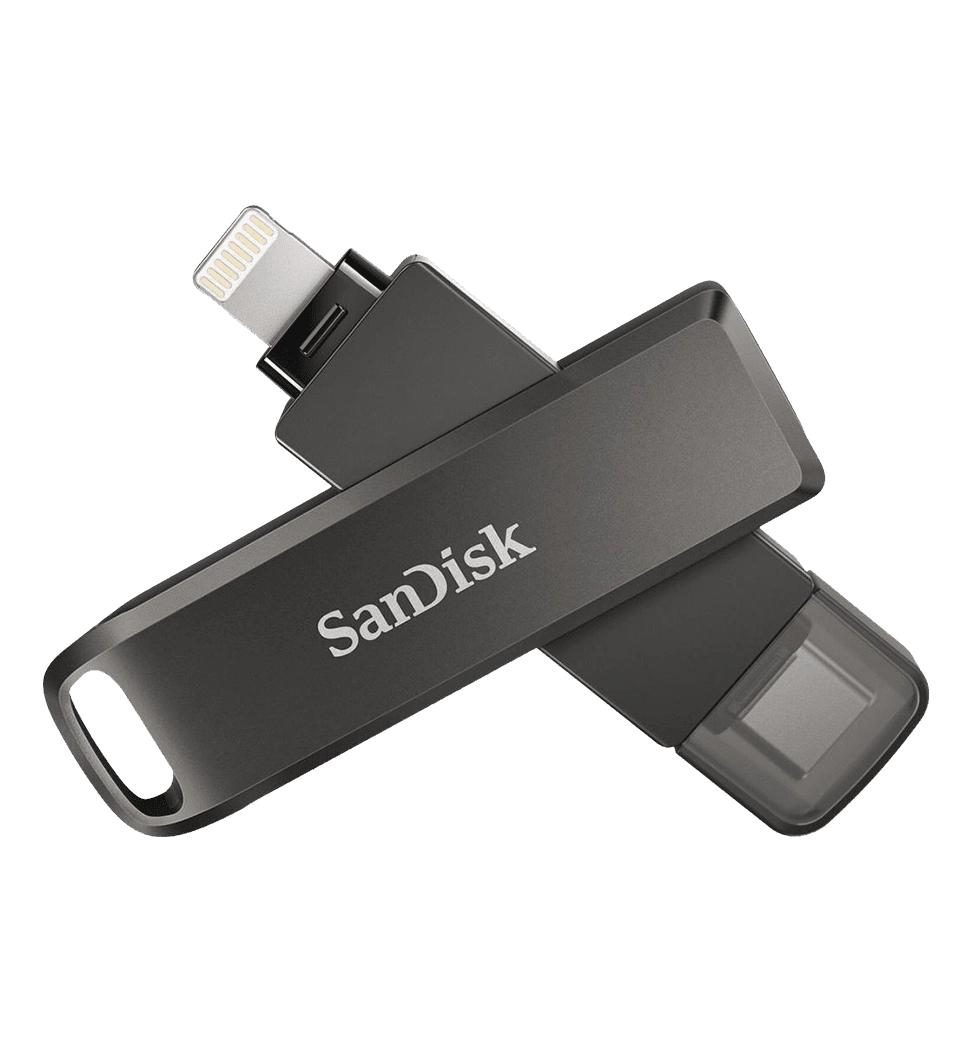 Накопитель SanDisk USB 3.0 iXpand Luxe 128Gb Type-C/Lightning (SDIX70N-128G-GN6NE)