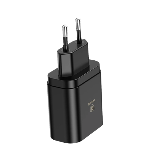 Адаптер Baseus Mirror Travel Charger 3USB 3.4A Black (CCALL-BH01)