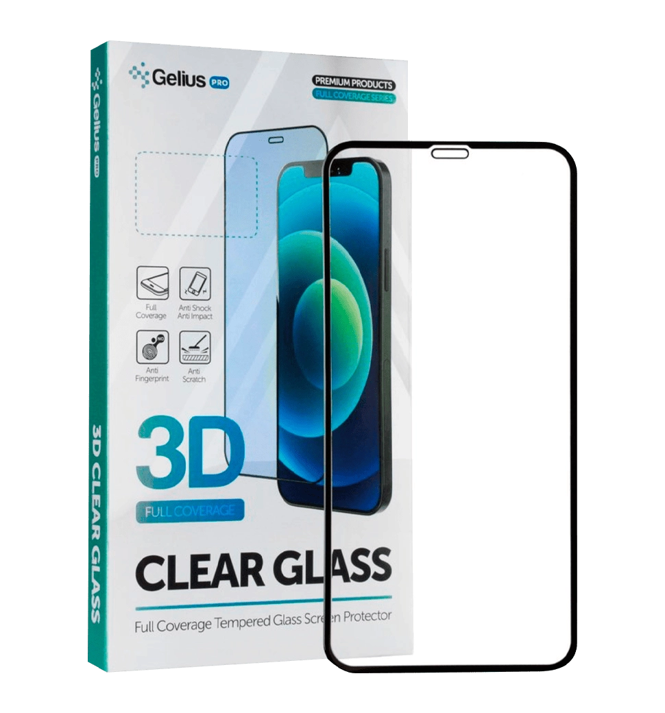 Захисне скло Gelius Pro 3D до мобільного телефона iPhone Xr, Чорний