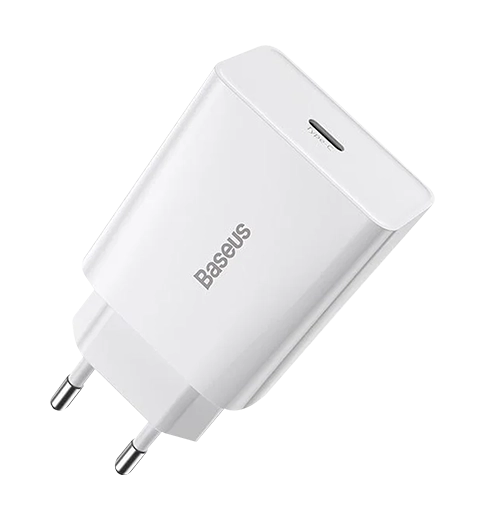 Адаптер Baseus Speed Mini PD Charger Type-C 20W White (CCFS-SN02)