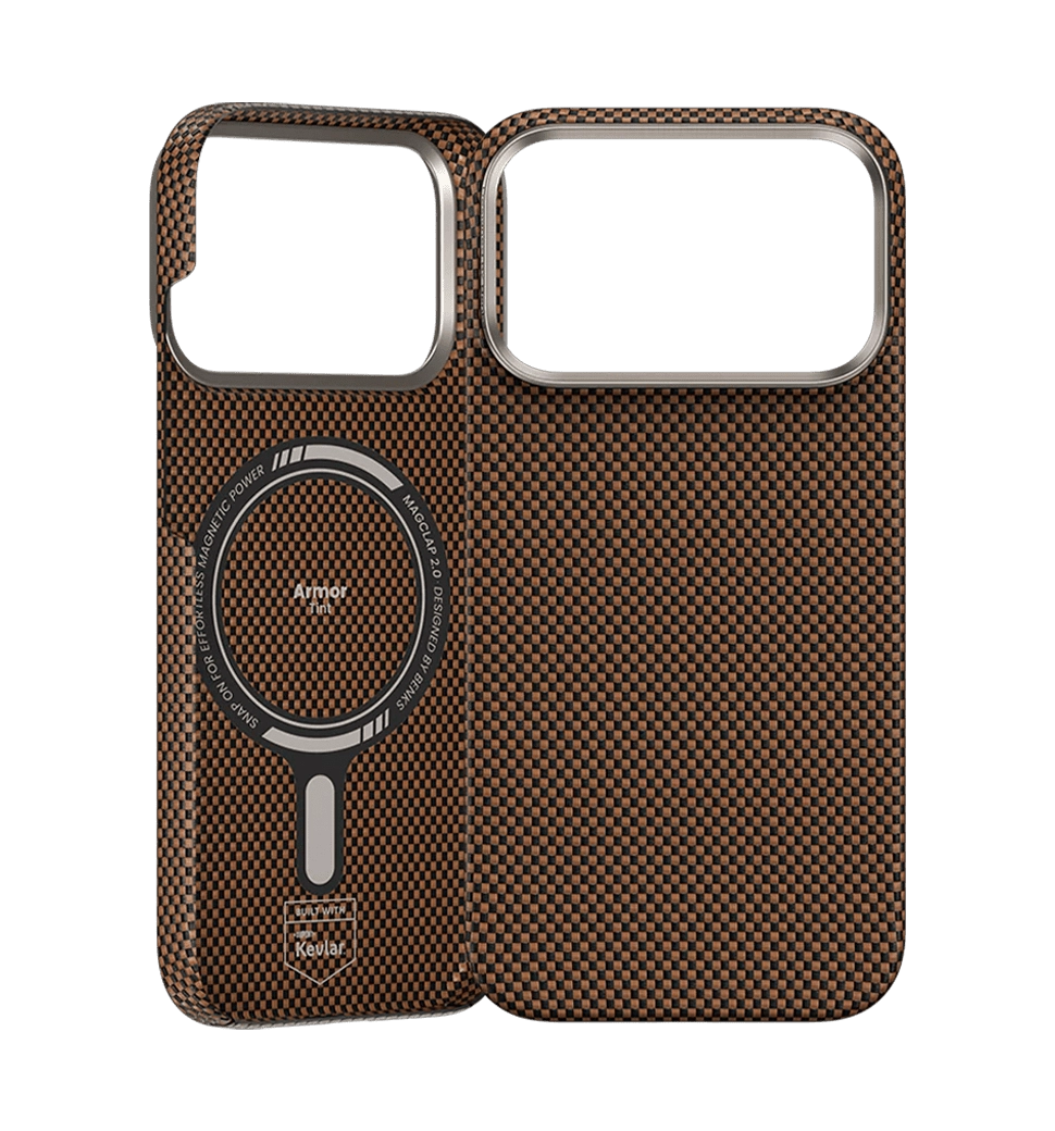 Чехол Benks ArmorTint C3 Magnetic Case Kevlar® Fiber iP17 Pro Gold