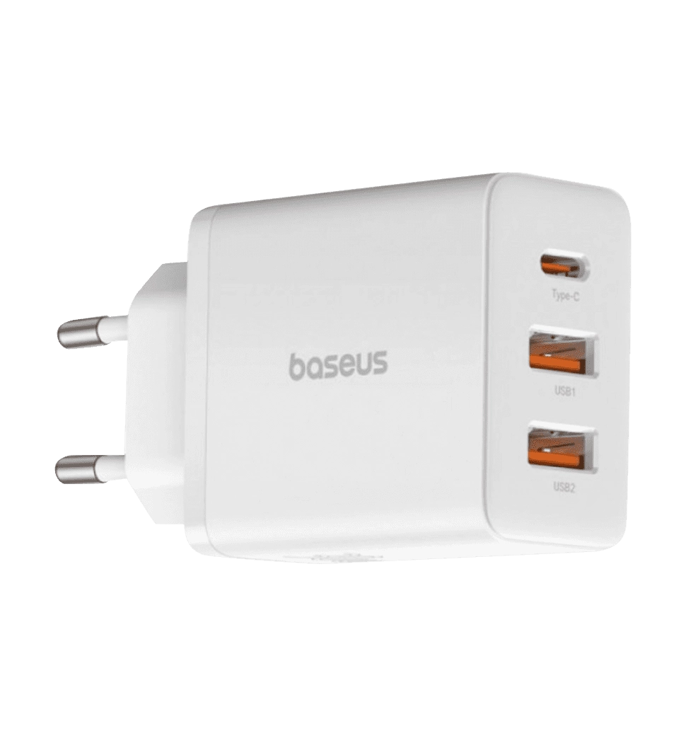 Адаптер Baseus Cube Fast Charger 2U+C 30W EU Cluster White (P10111402213-00)