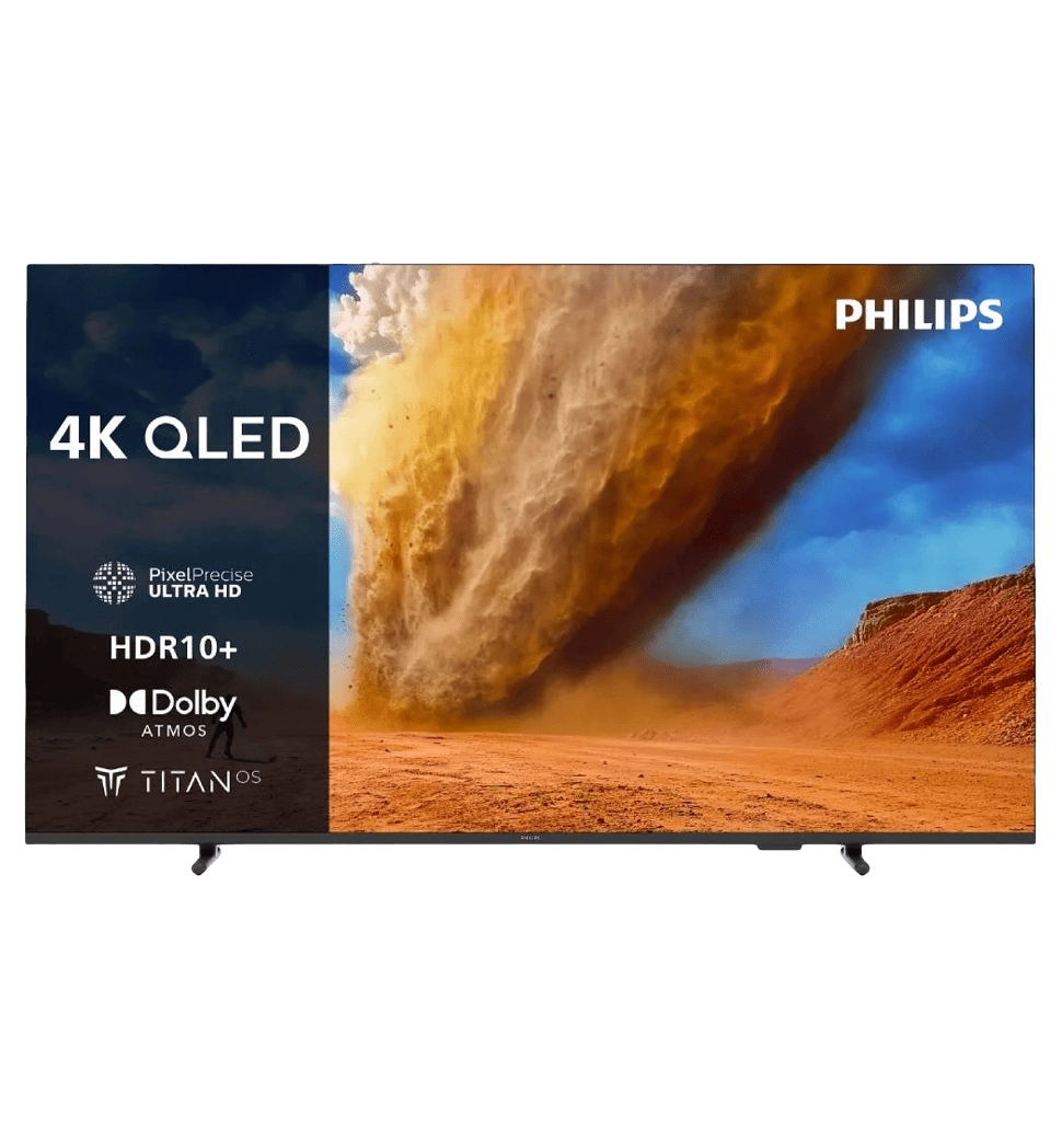 Телевізор Philips  50", 4К QLED 60 Hz, Titan OS, 230 cd/m2, sound 20W, Wi-Fi 802.11ac,Bluetooth 5.2 50PUS78
