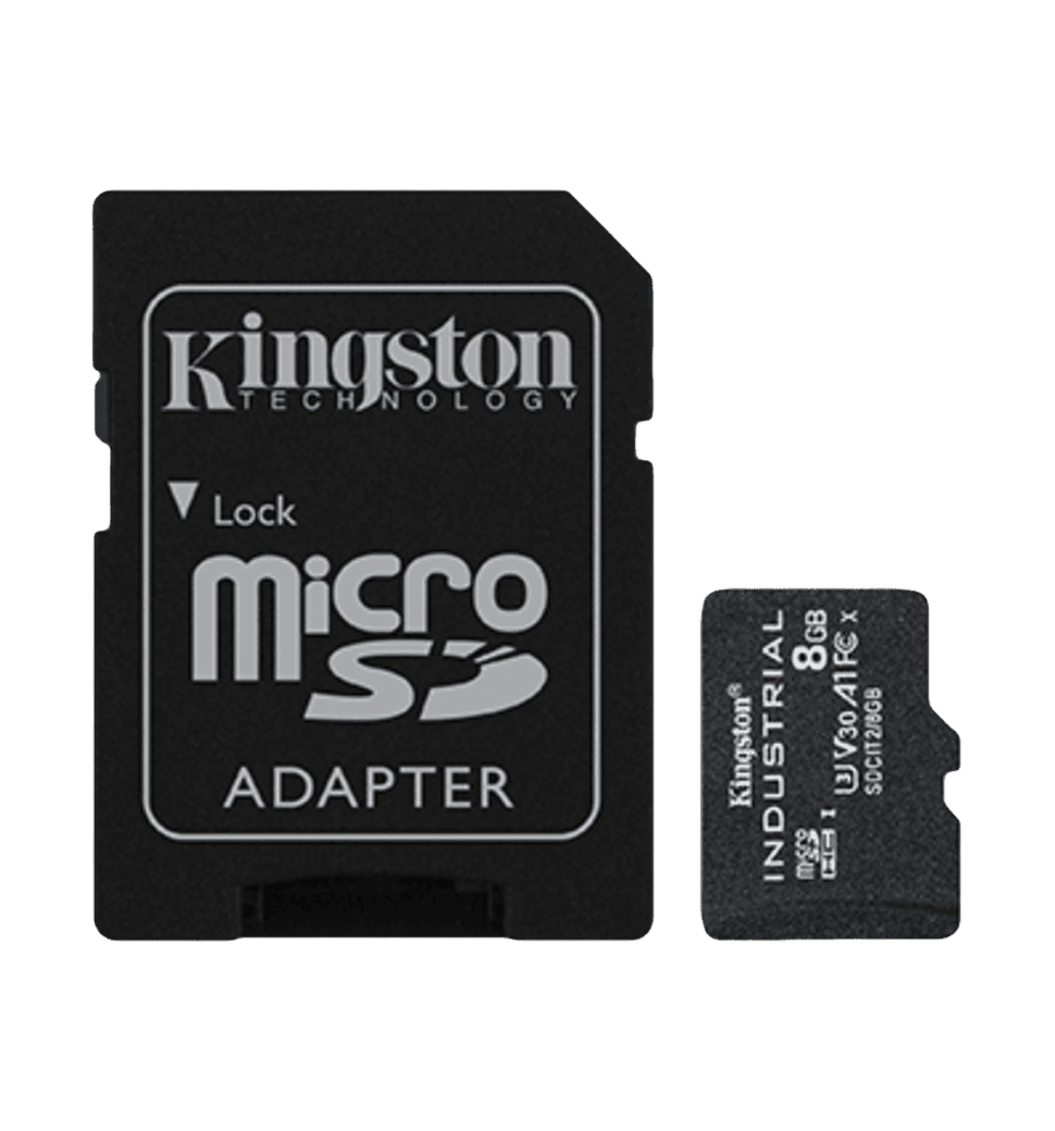 Карта пам'яті 8GB microSDHC/SDXC C10 A1 Industrial  100R/80W UHS-I Speed Class U3, V30, A1 + adapter