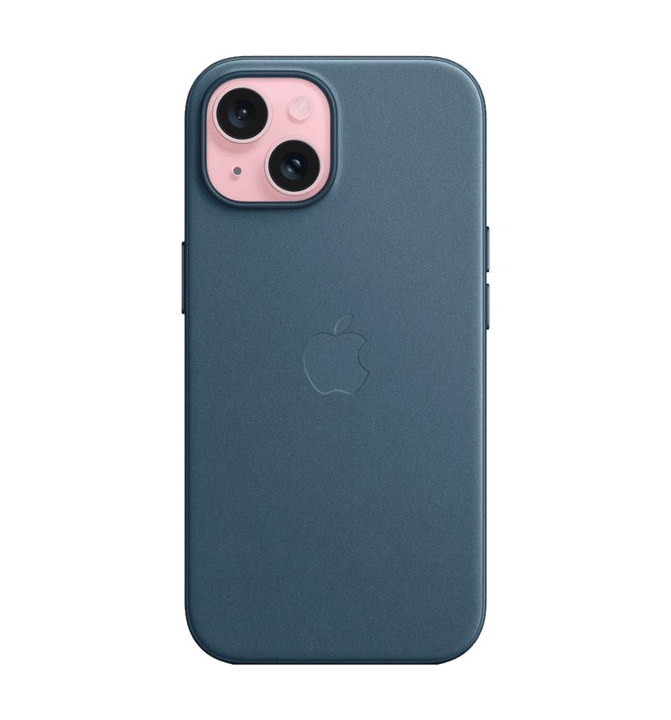 Чехол iPhone 15 FineWoven Case with MagSafe - Pacific Blue (MT3G3)