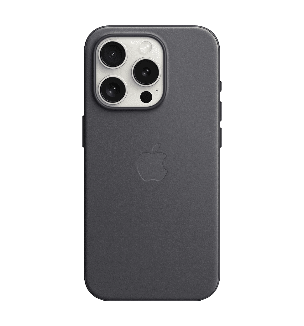 Чехол iPhone 15 Pro Max FineWoven Case with MagSafe - Black (MT4V3)